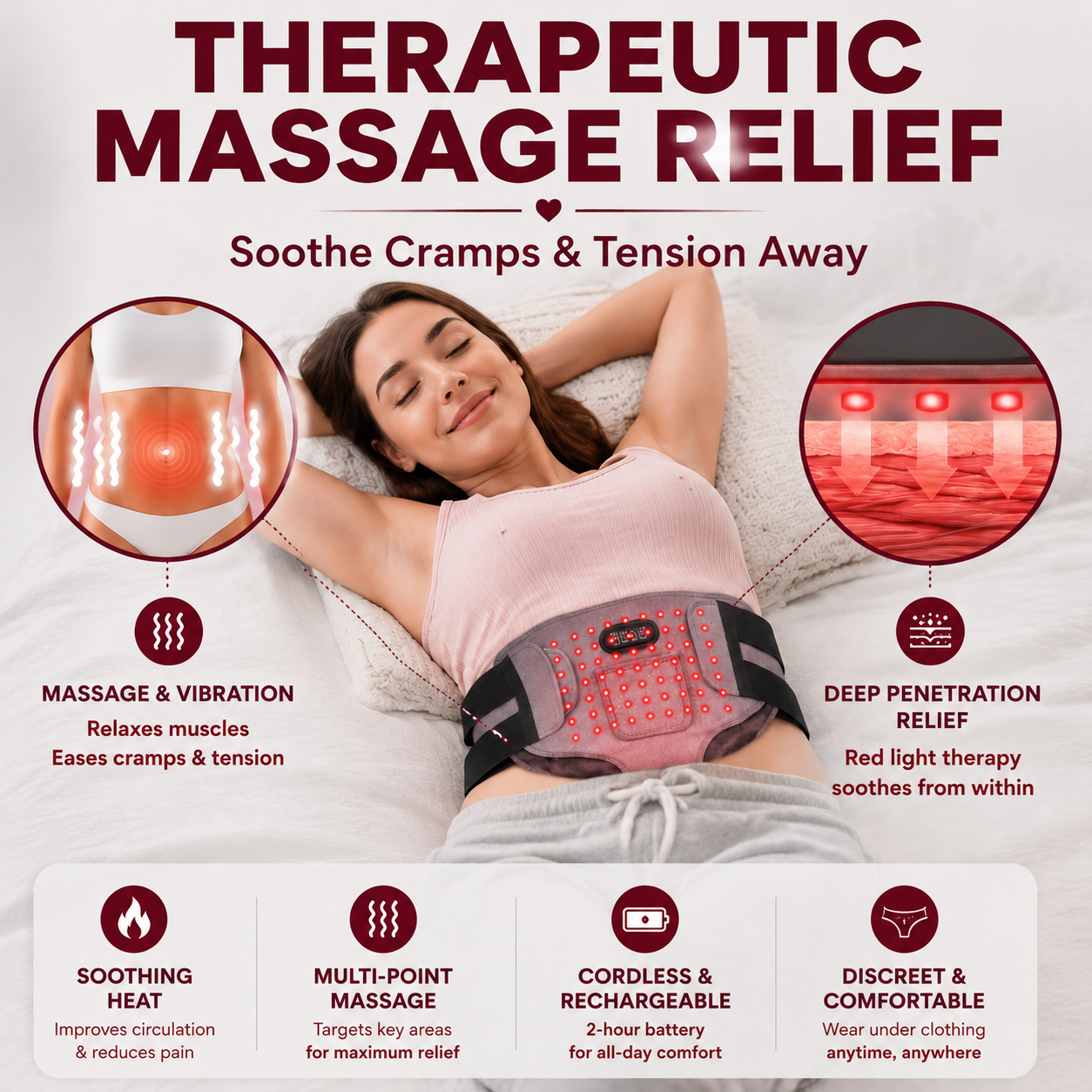 CycleEase™ Menstrual Relief Heating Pad