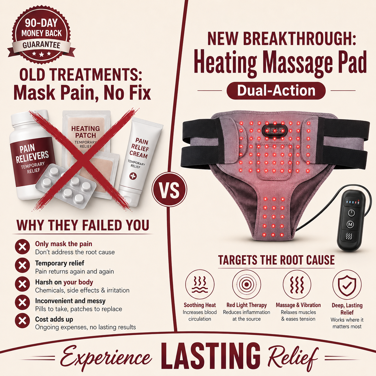 CycleEase™ Menstrual Relief Heating Pad